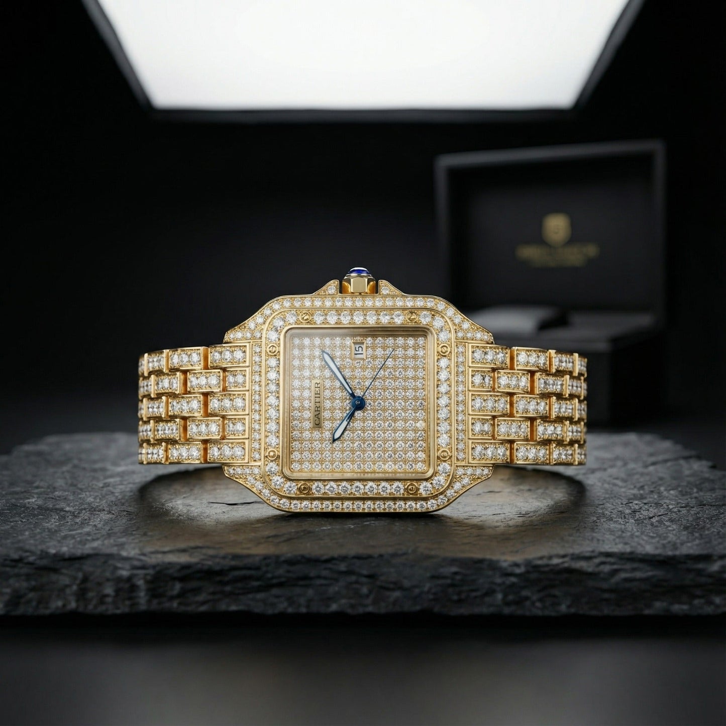 Cartier Panthere Gold Square