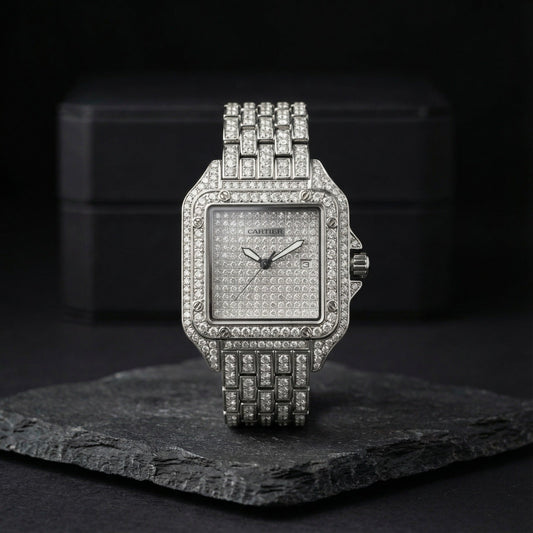 Cartier Panthere Silver Square