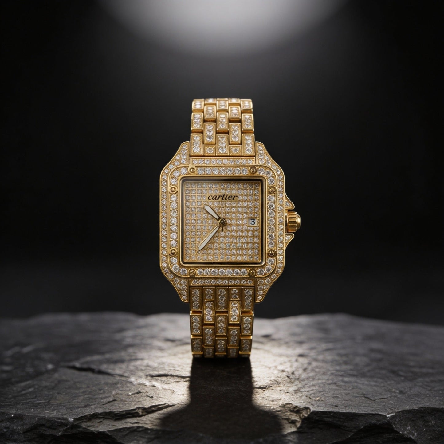 Cartier Panthere Gold Square